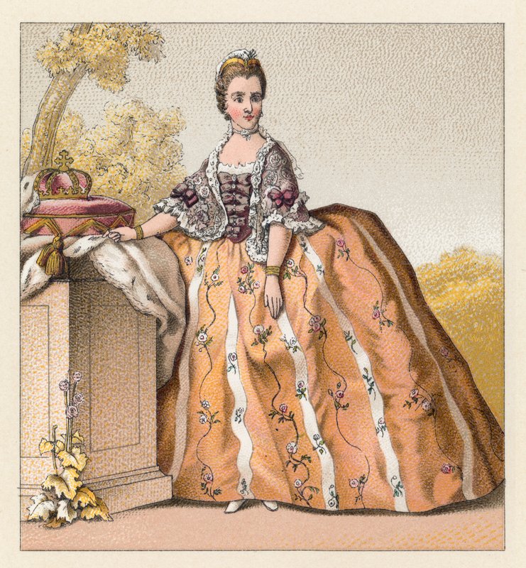 Costume du XVIIIe siècle en France - French School