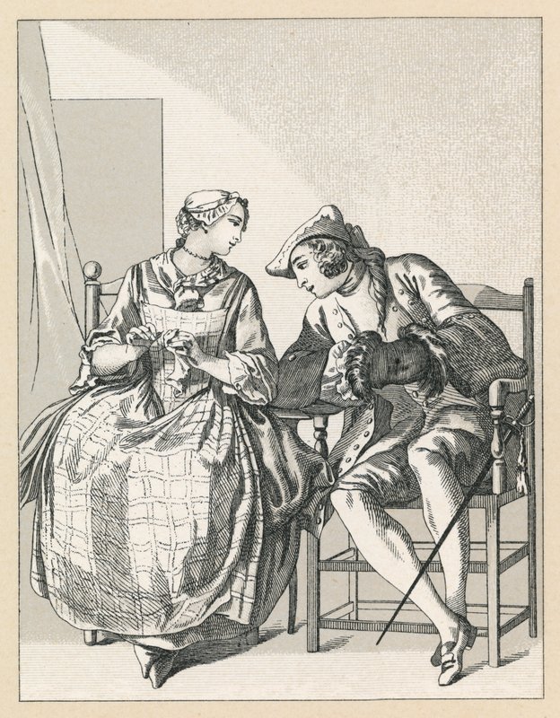 Costume français du XVIIIe siècle - French School