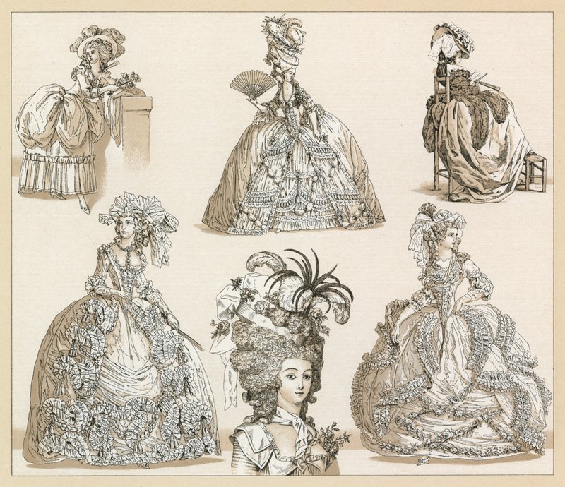 Costume français du XVIIIe siècle - French School