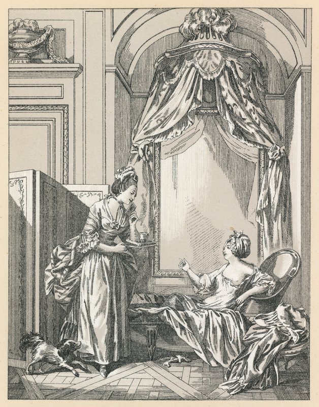 Costume du XVIIIe siècle en France - French School
