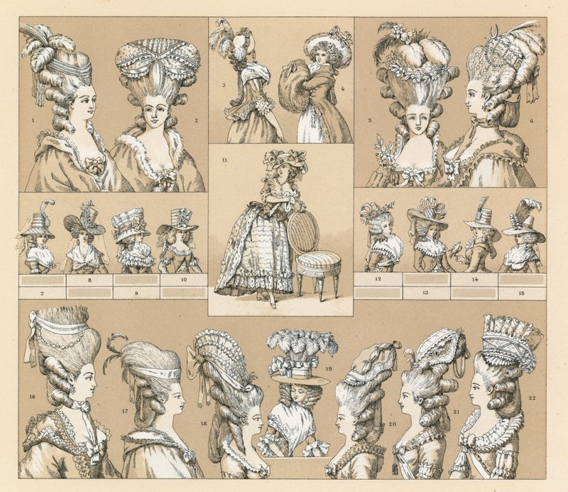 Costume français du XVIIIe siècle - French School