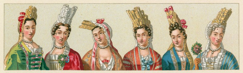 Costume France XVIIe siècle - French School