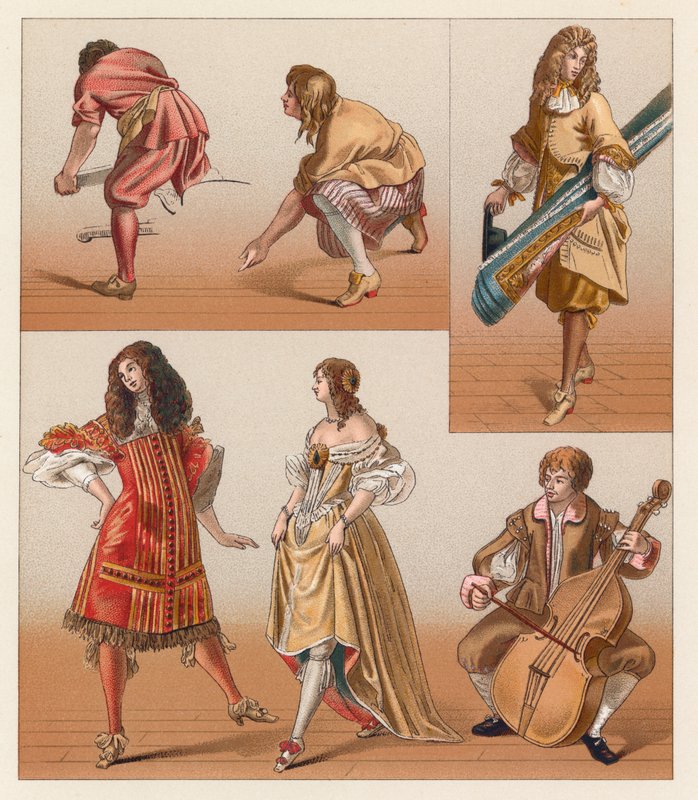 Costume français du XVIIe siècle - French School