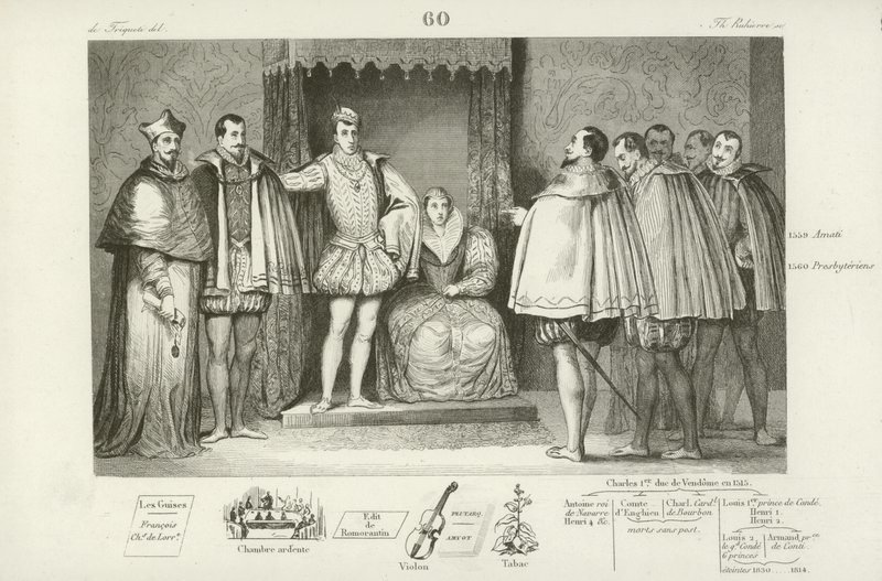 François II de France informant les députés du parlement qu