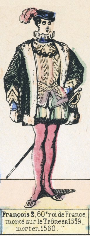François II, 60e roi de France, monte sur le trône en 1559, mort en 1560 - French School
