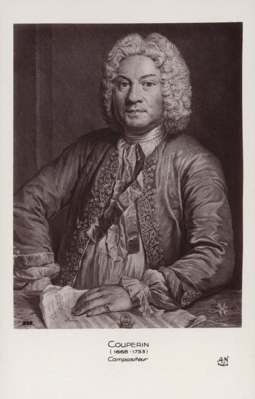 François Couperin, compositeur baroque français, organiste et claveciniste (1668-1733) - French School