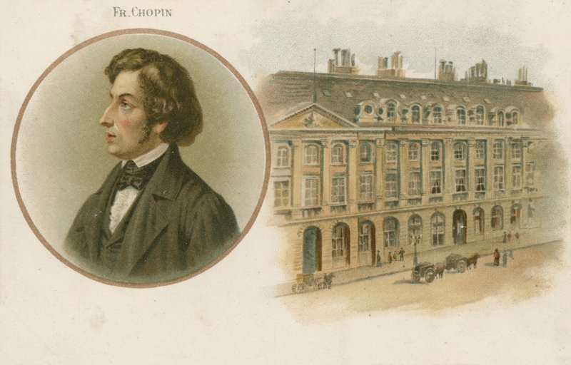Frédéric Chopin, compositeur et pianiste virtuose polonais - French School