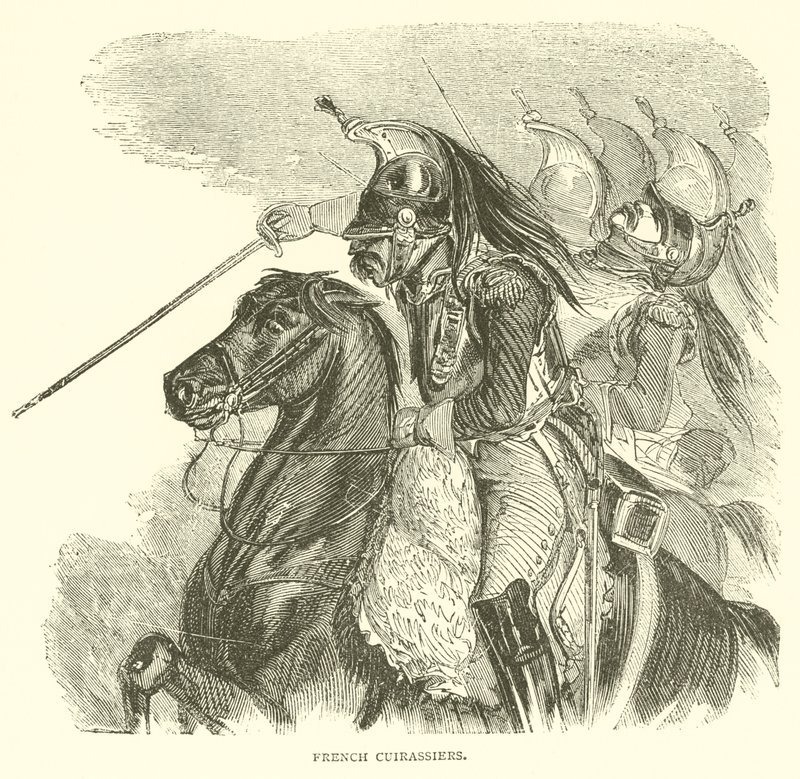 Cuirassiers Français (gravure) - French School