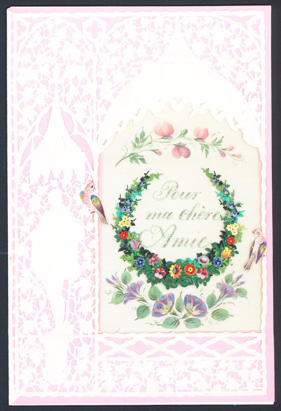 Carte de Saint-Valentin française - French School