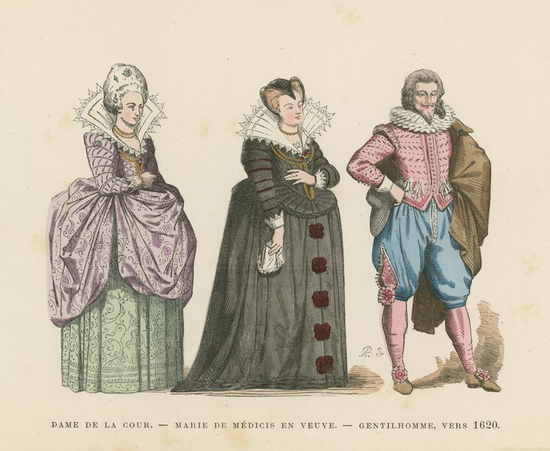 Costume français, début du XVIIe siècle - French School