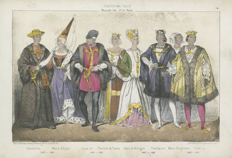 Rois et reines de France des XVe et XVIe siècles - French School