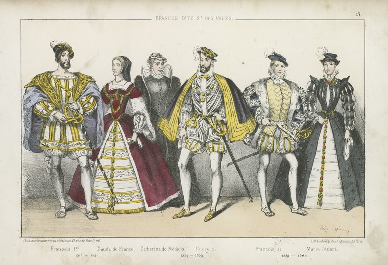 Rois et reines de France du XVIe siècle - French School