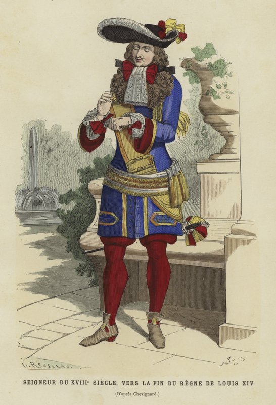 Noble français du 18ème siècle, vers la fin du règne de Louis XIV - French School