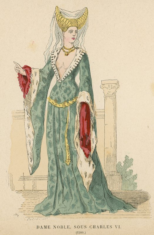 Noble française du règne de Charles VI, 1380 - French School