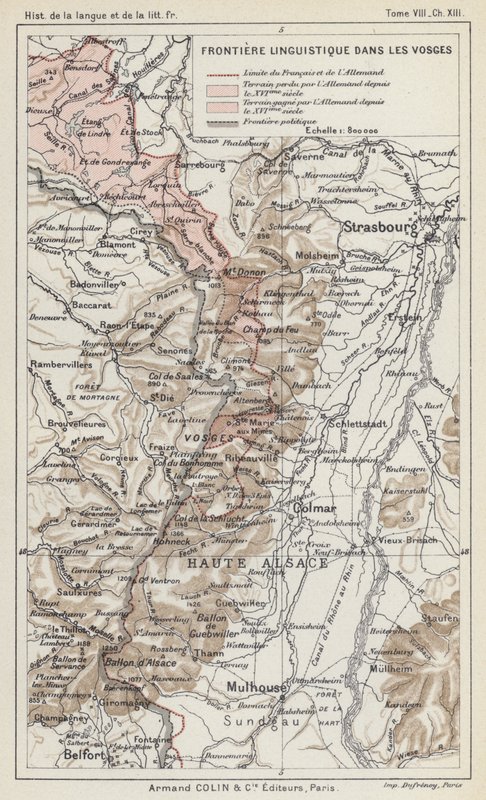 Frontière linguistique dans les Vosges - French School