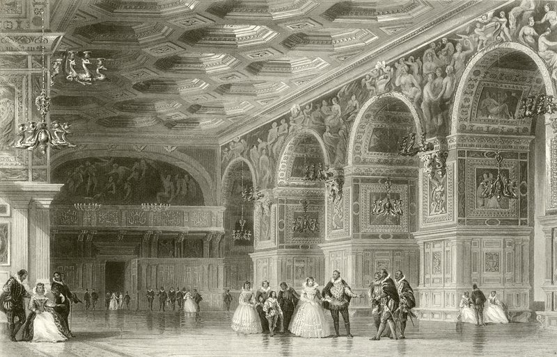 Galerie de Henri II, Fontainebleau - French School