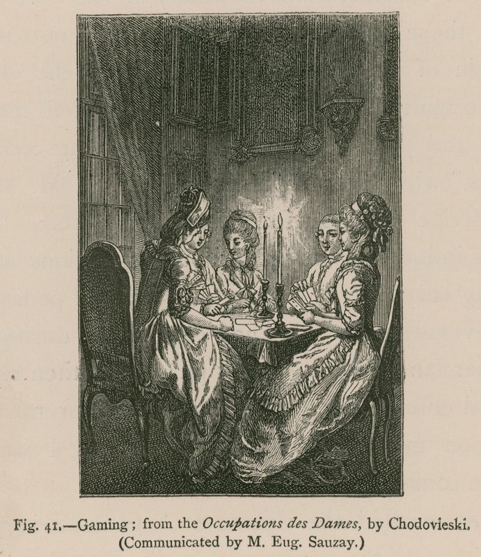 Jeu; des Occupations des Dames, par Chodovieski - French School