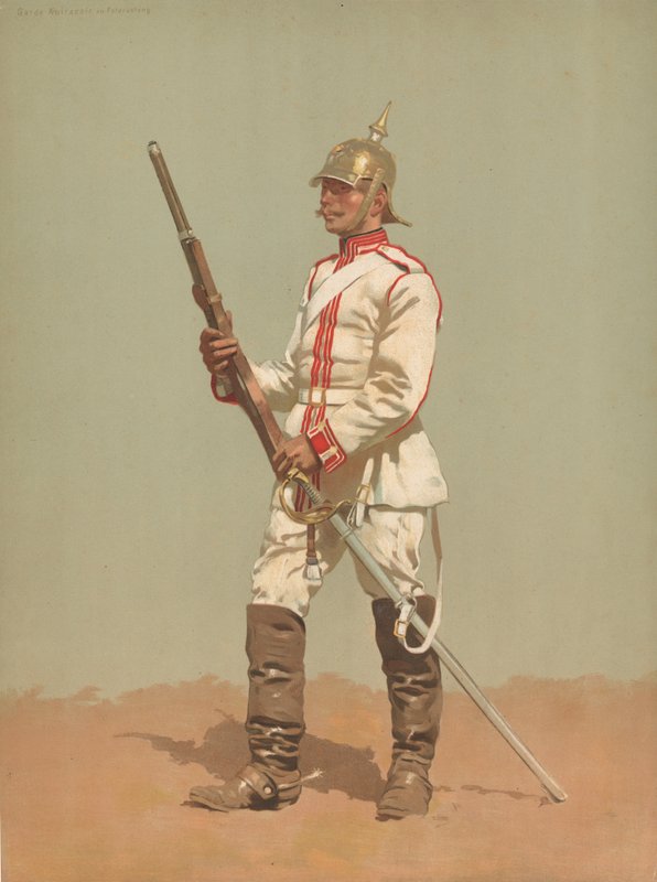 Garde-Cuirassier en Armure de Campagne - French School