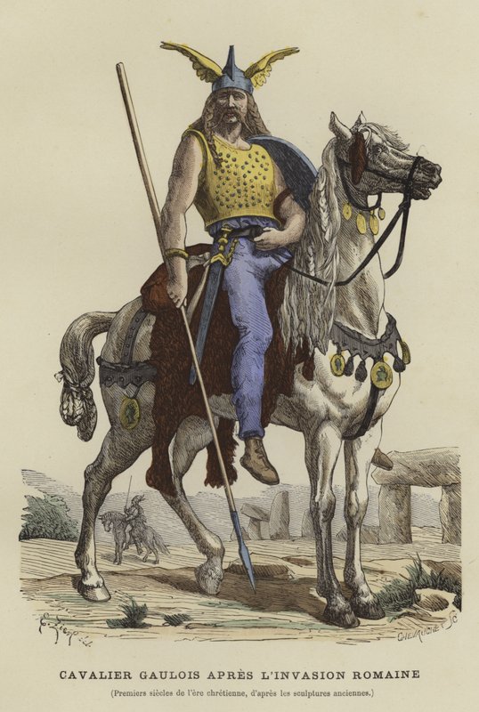 Cavalier gaulois après l
