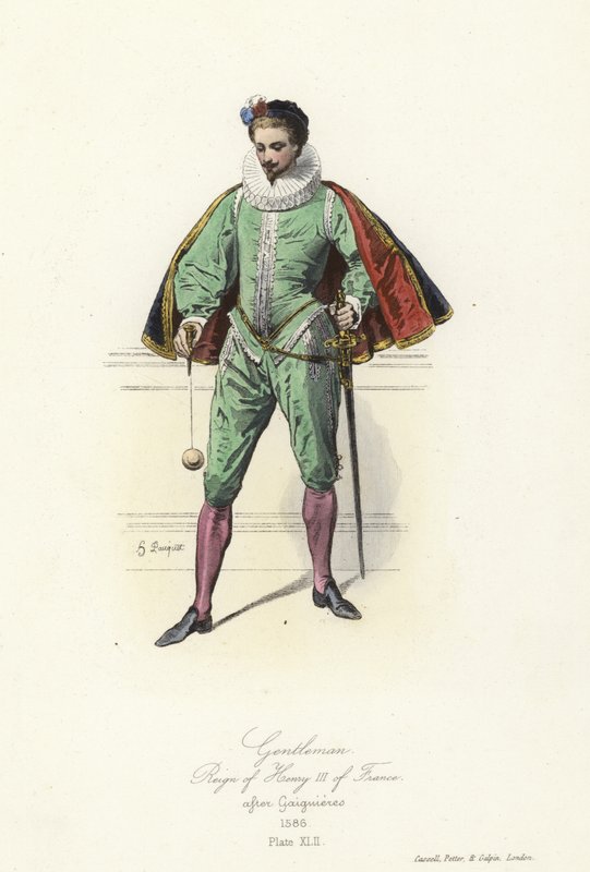 Gentilhomme du règne de Henri III de France - French School