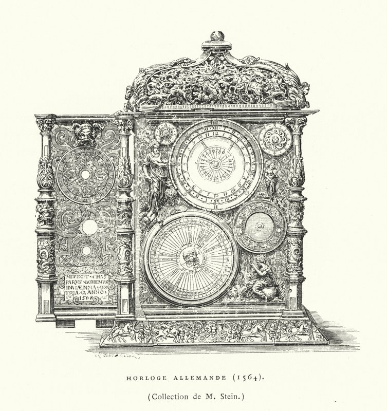 Horloge allemande, 1564 - French School