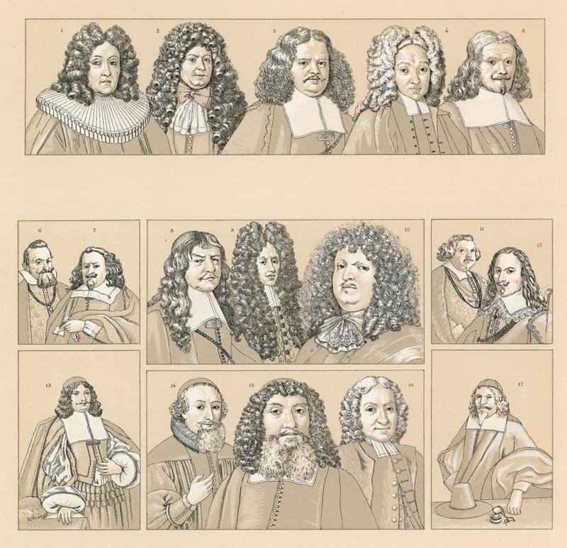 Costume allemand XVIIe-XVIIIe siècle - French School
