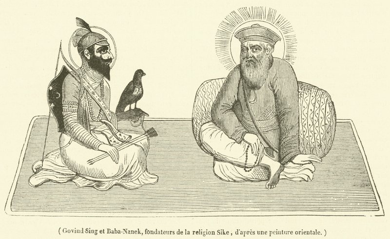 Govind Sing et Baba-Nanek, fondateurs de la religion Sike - French School