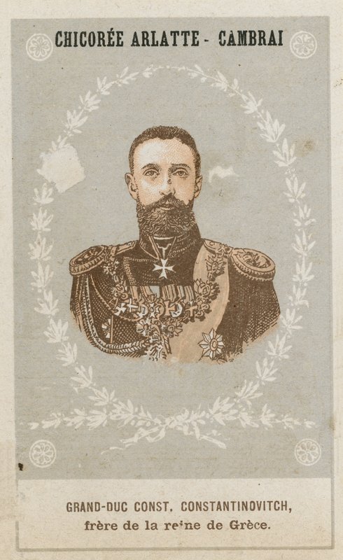 Grand-duc Constantin Constantinovitch, frère de la reine de Grèce - French School