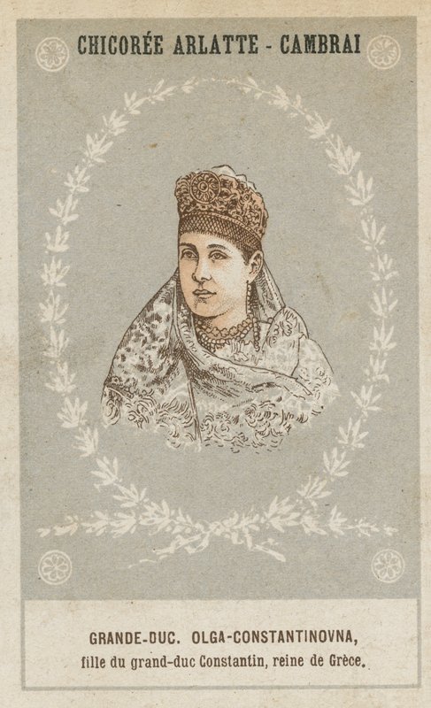 Grande-duchesse Olga Constantinovna, reine de Grèce - French School