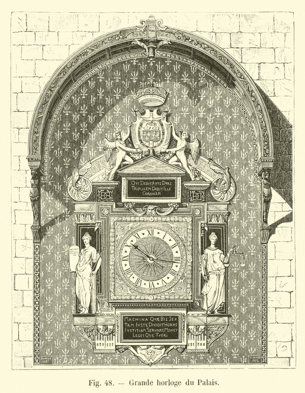 Grande horloge du Palais - French School