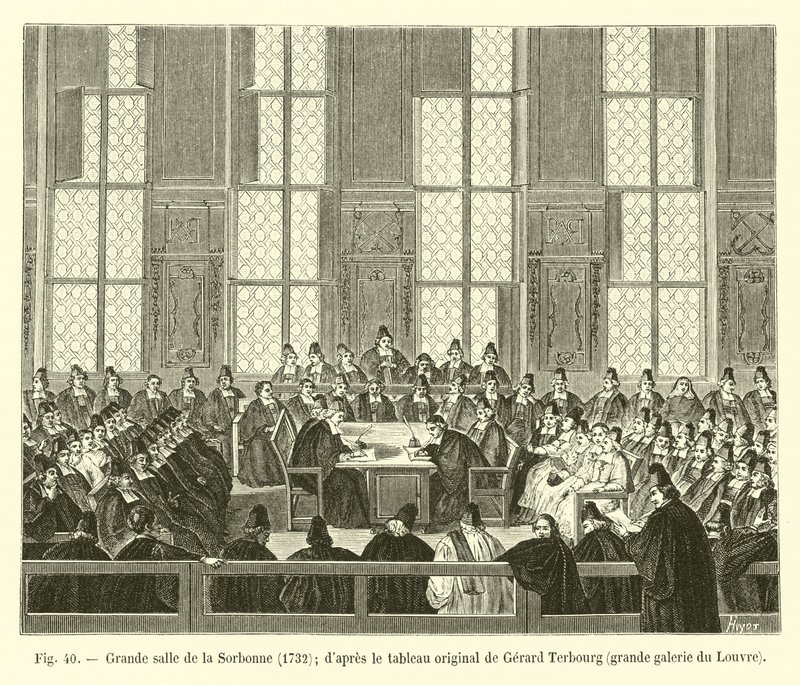 Grande salle de la Sorbonne, 1732 - French School