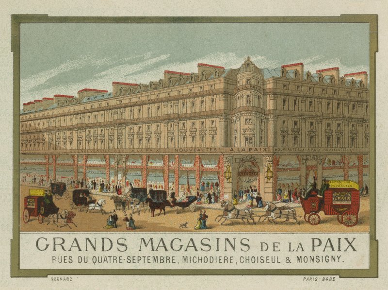 Grands Magasins de la Paix, Paris - French School