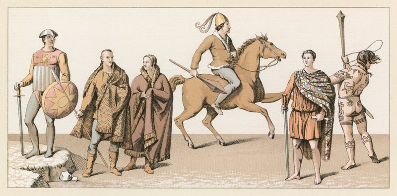Costume de Grande-Bretagne - French School