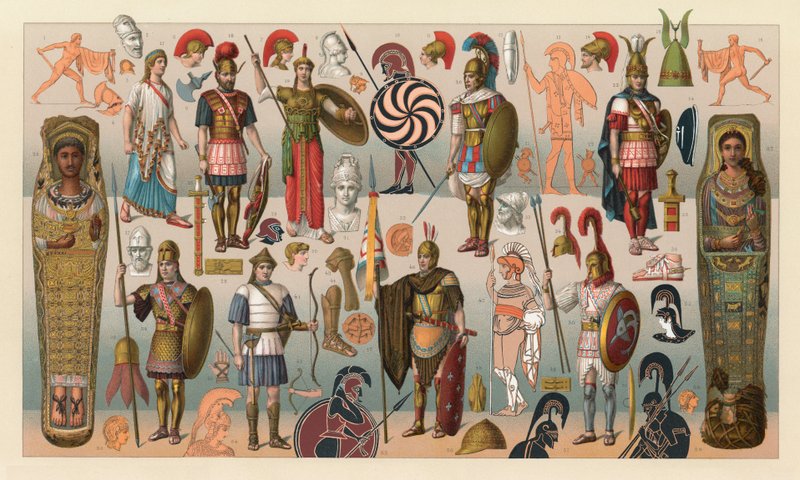 Costume grec - French School