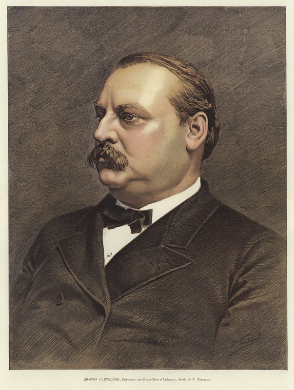 Grover Cleveland, 22e et 24e président des États-Unis - French School