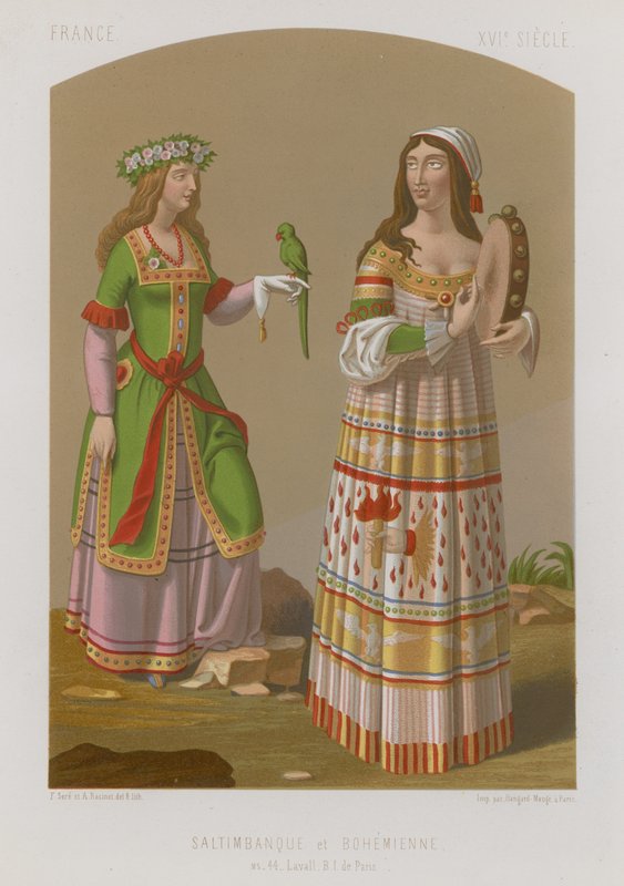 Femmes gitanes et bohémiennes - French School