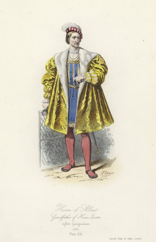 Henri II de Navarre, grand-père de Henri IV de France - French School