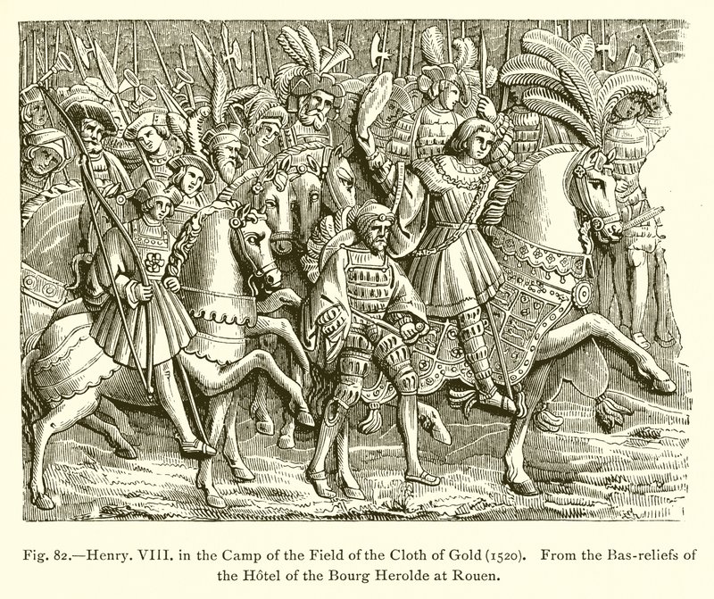 Henri VIII dans le camp du Champ du Drap d