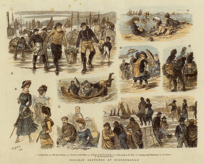 Croquis de vacances à Scarborough - French School
