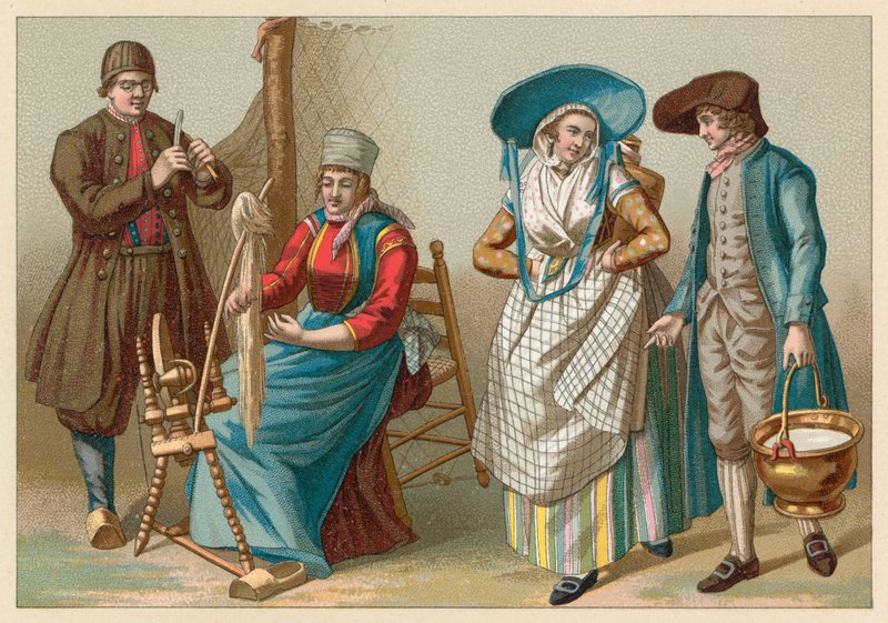 Costume hollandais - French School