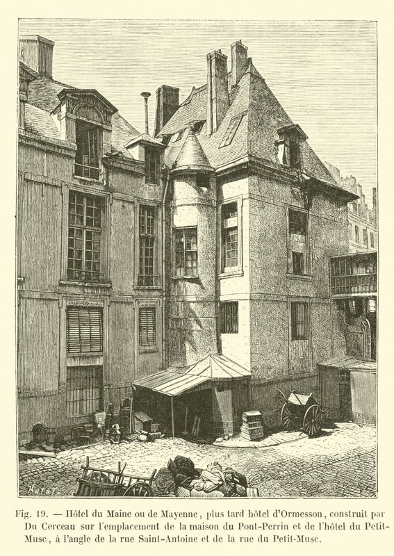 Hôtel du Maine ou de Mayenne, plus tard hôtel d