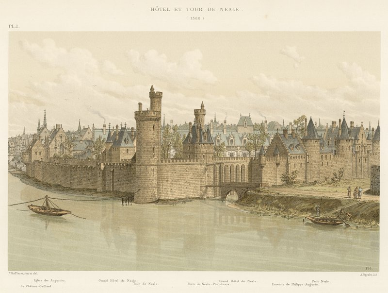 Hôtel et Tour de Nesle, 1380 - French School