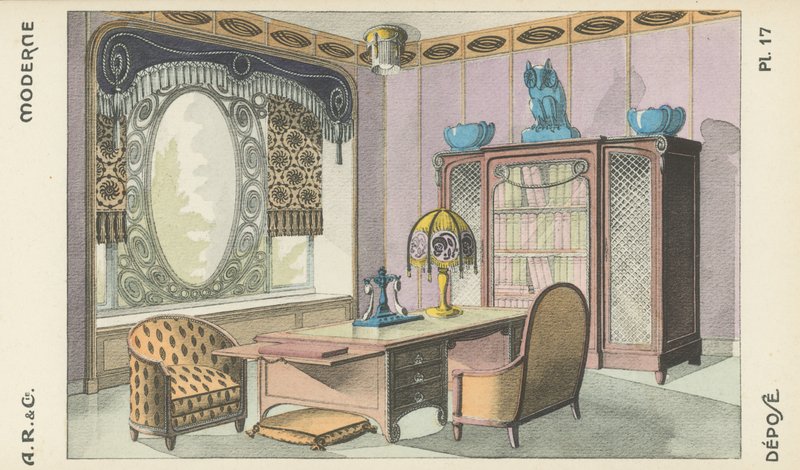 Illustration du catalogue de produits de design d