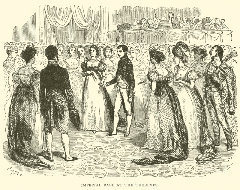 Bal impérial aux Tuileries (gravure) - French School