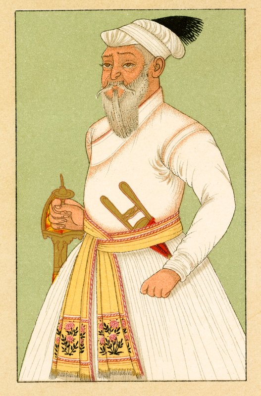 Costume indien - French School