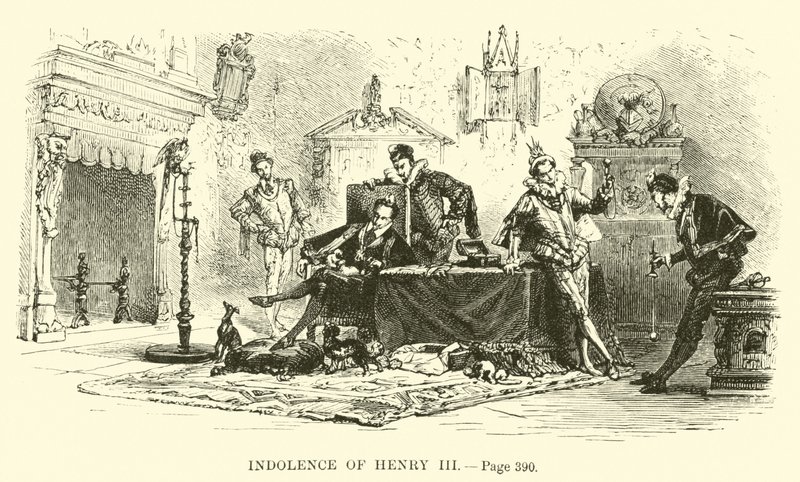 Indolence de Henri III - French School