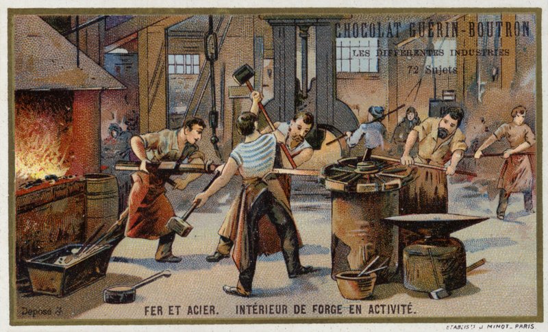 Fer et acier. Intérieur d