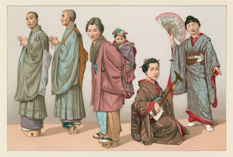 Costume japonais - French School
