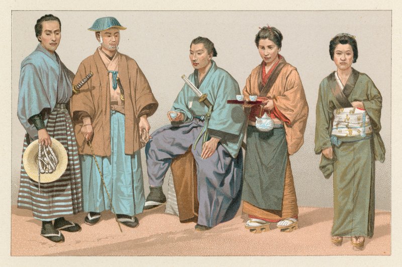 Costume japonais - French School