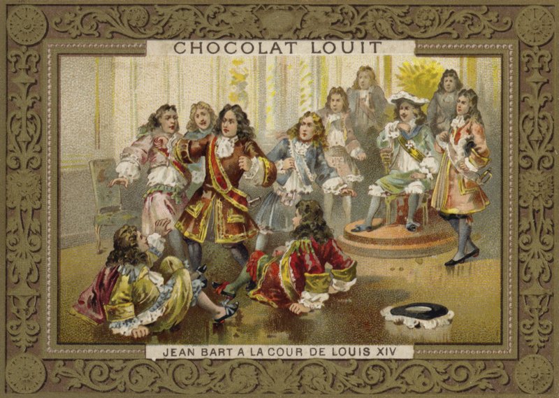 Jean Bart à la cour de Louis XIV - French School